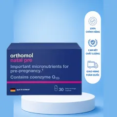 [ Nhập khẩu] Orthomol Natal pre - hỗ trợ tăng cường sức khỏe sinh sản ở nữ giới ( Hộp 30 ngày)