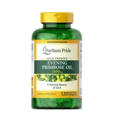 Tinh Dầu Hoa Anh Thảo Puritan's Pride Evening Primrose Oil 1300 mg - 120 viên - Hỗ Trợ Cân Bằng & Ổn Định Nội Tiết Tố - Hỗ Trợ Cho Sức Khoẻ Nữ Giới - Làm Đẹp Da - Sản Phẩm Chính Hãng Mỹ