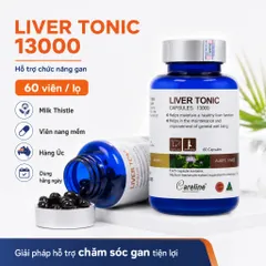 Viên Uống Careline Liver Tonic 13000 Hỗ Trợ Chức Năng Gan, Milk Thistle Úc 60 Viên