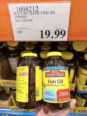 Viên Dầu cá Nature Made Fish Oil 1200mg - Hộp 300 viên
