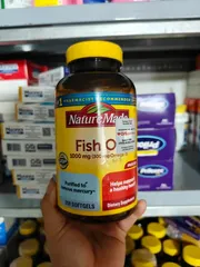Dầu cá Omega 3 fish oil 1200mg Nature Made 250 viên của Mỹ