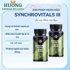[Hỗ trợ tim] Syn 3 - Thực phẩm bảo vệ sức khỏe Synchrovitals III – 100 viên