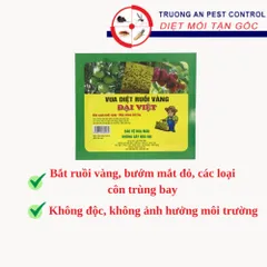 Keo dính ruồi vàng ĐẠI VIỆT, bắt các loại ruồi vàng, bướm mắt đỏ, các loại côn trùng gây hại hoa màu