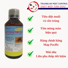 Thuốc diệt muỗi MAP PERMETHRIN 50 EC diệt trừ hiệu quả các loài muỗi, chai 1 lít