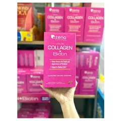 Nước uống đẹp da Collagen + Biotin Zena Liquid 900ml của Mỹ