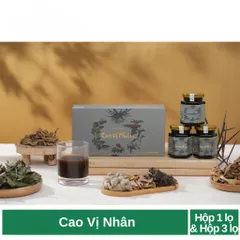Trà cô đặc Cao Vị Nhân - Hỗ trợ sức khỏe cho người mắc bệnhh u bướu (Hộp 1 lọ & Hộp 3 lọ)