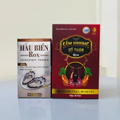 Bộ đôi Hàu Biển - Sâm nhung bổ thận tăng cường sức khoẻ 30 viên