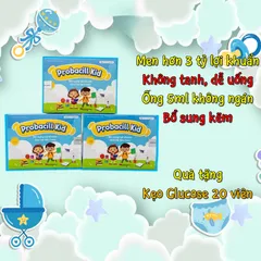Probacill Kid - Men hơn 3 tỷ lợi khuẩn - ống 5ml dùng được cho trẻ sơ sinh và trẻ nhỏ