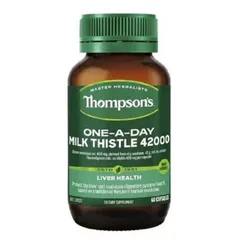 Viên uống Bổ Gan 60 Viên Thompson's One-A-Day Milk Thistle 42000 - Tăng Cường Chức Năng Gan - Hỗ Trợ  Sức Khỏe Gan & Tiêu Hóa - S/P Chuẩn Úc