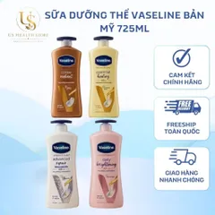 [HỎA TỐC] Dưỡng Thể Vaseline Bản Mỹ Chai 725ml