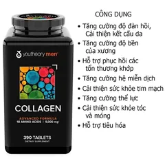  Collagen Youtheory Men cho nam 390 viên