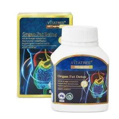 Viên uống Hỗ Trợ Thải Mỡ Nội Tạng Vitatree Organ Fat Detox 60 viên - Hỗ Trợ Chuyển Hóa Chất Béo - Đào Thải Độc Tố Gan - Giảm Mỡ Máu - S/P Chuẩn Úc