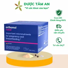 [Nhập khẩu] Viên uống Orthomol Natal bổ sung 29 vitamin & khoáng chất cho mẹ bầu thai kỳ khỏe mạnh
