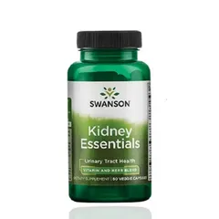 Viên uống Hỗ Trợ Sức Khỏe Thận Swanson Kidney Essentials 60 Viên - Thải Độc - Bảo Vệ Đường Tiết Niệu & Hỗ Trợ Sức Khỏe Thận Tối Ưu - S/P Chuẩn Mỹ