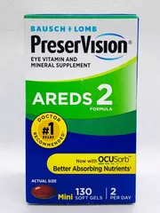 Bausch + Lomb PreserVision AREDS 2 Formula Viên mềm mini 130 viên
