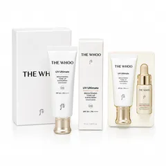 Set kem chống nắng nâng tông The Whoo UV Ultimate Brightening Tone-up