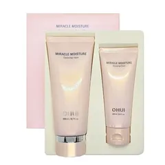 Set Sữa Rửa Mặt OHUI Miracle Moisture 200ml + 100ml - Dưỡng Ẩm, Làm Sạch Da Mặt Hiệu Quả, Dành Cho Tất Cả Loại Da 729431 nk chính hãng