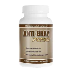 Viên uống Anti Gray Hair 7050 - Hỗ trợ cải thiện tóc bạc sớm, bổ sung vitamin Date Xa NK