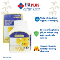 Tinh dầu hoa anh thảo Vitatree Evening Primrose Oil 100 viên