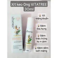 Xịt keo ong Vitatree 30ml xịt họng