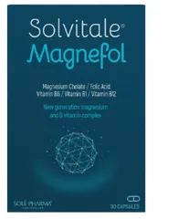 Solvitale Magnefol - Viên uống bổ sung Magie hữu cơ Châu Âu hỗ trợ thần kinh, giấc ngủ và cơ bắp