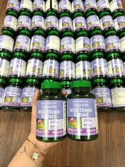 Viên uống giải độc gan Puritan’s Pride Milk Thistle Extract 1000mg 180 viên usa