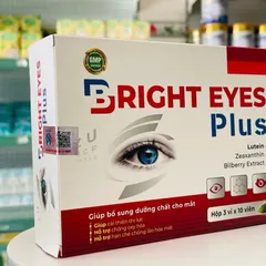 Viên Bổ Mắt BRIGHT EYES PLUS - Hộp 30 Viên BỔ SUNG DƯỠNG CHẤT CHO MẮT, HỔ TRỢ CHỐNG OXY HOÁ,GIÚP CẢI THIỆN THỊ LỰC CHO MẮT, GIẢM NHỨT MỎI, KHÔ MẮT, HẠN CHẾ LÃO HOÁ MẮT