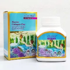 Viên uống Collagen Vitatree Marine Collagen Plus 100 viên - Cải Thiện Độ Đàn Hồi Da & Hỗ Trợ Sắc Đẹp Toàn Diện