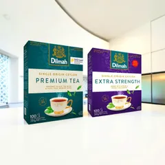 Hộp trà túi lọc Dilmah Extra Strength 100 túi - Trà Ceylon đậm đà, tiện lợi cho cuộc sống bận rộn