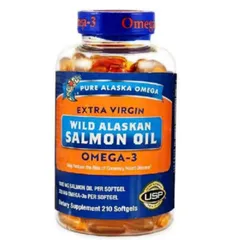 [Mẫu Mới] Dầu cá hồi Pure Alaska Omega Wild Alaska Salmon Oil Omega-3 |210 viên| Bảo vệ & Cải thiện sức khỏe Tim mạch/Não bộ/Thị lực [S/P Chuẩn Mỹ không tem]