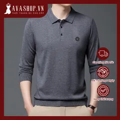 Áo Len Dệt Kim Nam Dài Tay Màu Trơn Phong Cách Giản Dị Thanh Lịch AL38