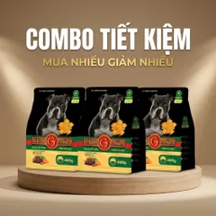 Combo 3 Túi Chogaka ADULT - Vị Bò & Rau Củ 25% đạm