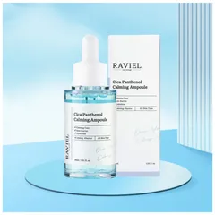 Tinh chất làm dịu, giảm sưng viêm và phục hồi da Raviel Cica Panthenol Calming Ampoule 30ml Cận Date (04/12/2026)