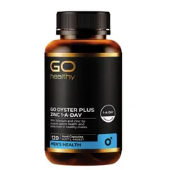 Viên uống Tinh Chất Hàu Go Healthy Go Oyster Plus Zinc 1-A-Day 120 viên [Hàu Úc] - S/P Chuẩn Úc