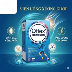 Viên Uống Oflex Glucosamin Bổ Khớp - Hỗ Trợ Giảm Đau Xương Khớp, Tăng Cường Vận Động (Hộp 60 Viên)
