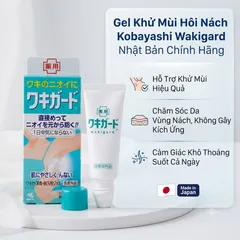 Gel Khử Mùi Hôi Nách Kobayashi Wakigard Nhật Bản Chính Hãng | Hỗ Trợ Khử Mùi, Chăm Sóc Da Vùng Nách