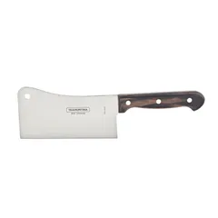 Dao Chặt Tramontina Lưỡi Rộng Chất Liệu Thép Không Gỉ Cán Gỗ Lưỡi 16cm