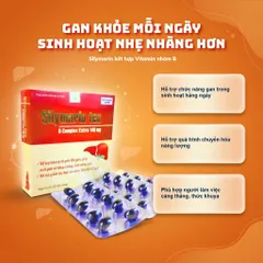 Viên Bổ Gan Silymarin Tex B Complex Hỗ Trợ Ăn Ngon Miệng Giảm Mệt Mỏi Bồi Bổ Gan Cho Người Suy Nhược