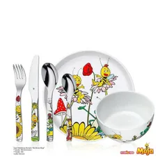 Bộ dao thìa dĩa 6 món WMF Maya the Bee 6-Pieces Childrens Cutlery Set