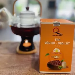 Trà đậu đỏ - gạo lứt Quy Nguyên hộp 22 túi lọc