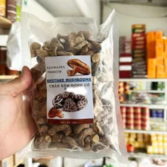Chân nấm đông cô khô to loại đặc biệt túi 200g