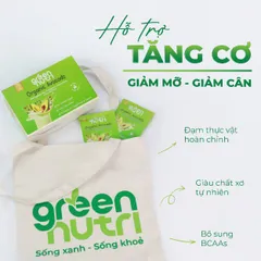 Sữa Hạt Ngũ Cốc Organic Bơ Avocado Green Nutri - Combo Thùng 6 Hộp 625gr, Chống Oxy, Tăng Cường Sức Khỏe
