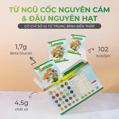 Sữa Hạt Ngũ Cốc 25 Beta Glucare - Giúp Ổn Định Đường Huyết, Chứa Tảo Xoắn Spirulina, Dinh Dưỡng Thông Minh 625gr