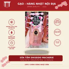 Sữa Tắm Shiseido MaCherie Fragrance Body Soap 450ml Hàng Nhật Nội Địa - Hương Hoa Trái Lưu Hương Lâu, Dưỡng Da Mịn Màng