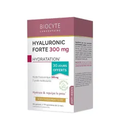 Biocyte Hyaluronic Forte 300mg – Viên Uống Cấp Nước Tầng Sâu & Trẻ Hóa Làn Da( 6 vỉ*15)