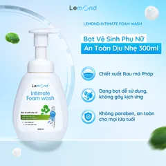 Bọt vệ sinh nữ dịu nhẹ Intimate Lemond (C/300ml)