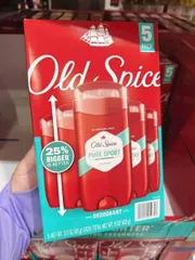 🚀 Old Spice Pure Sport Lăn Khử Mùi 5 Lọ 85g - Giao Nhanh Tiết Kiệm Thời Gian
