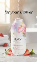 🍓 Sữa tắm Olay dưỡng da mịn màng hương Dâu & Bạc Hà chính hãng 650ml