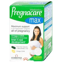 Viên bổ sung vi chất dinh dưỡng dành cho phụ nữ trong suốt giai đoạn mang thai và cho con bú Pregnacare Max Vitabiotics (84 viên)