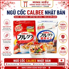 Ngũ Cốc Calbee Nhật Bản - Giàu Chất Xơ, Bổ Sung Vitamin, Hỗ Trợ Tiêu Hóa, Ăn Kiêng Lành Mạnh